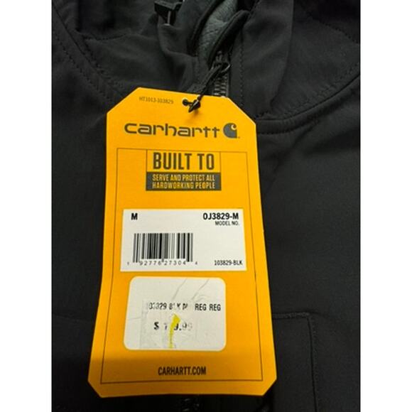 NWT!! CARHARTT Rain Defender Jacket, Relaxed Fit, Size M,Zip Up - Picture 3 of 6